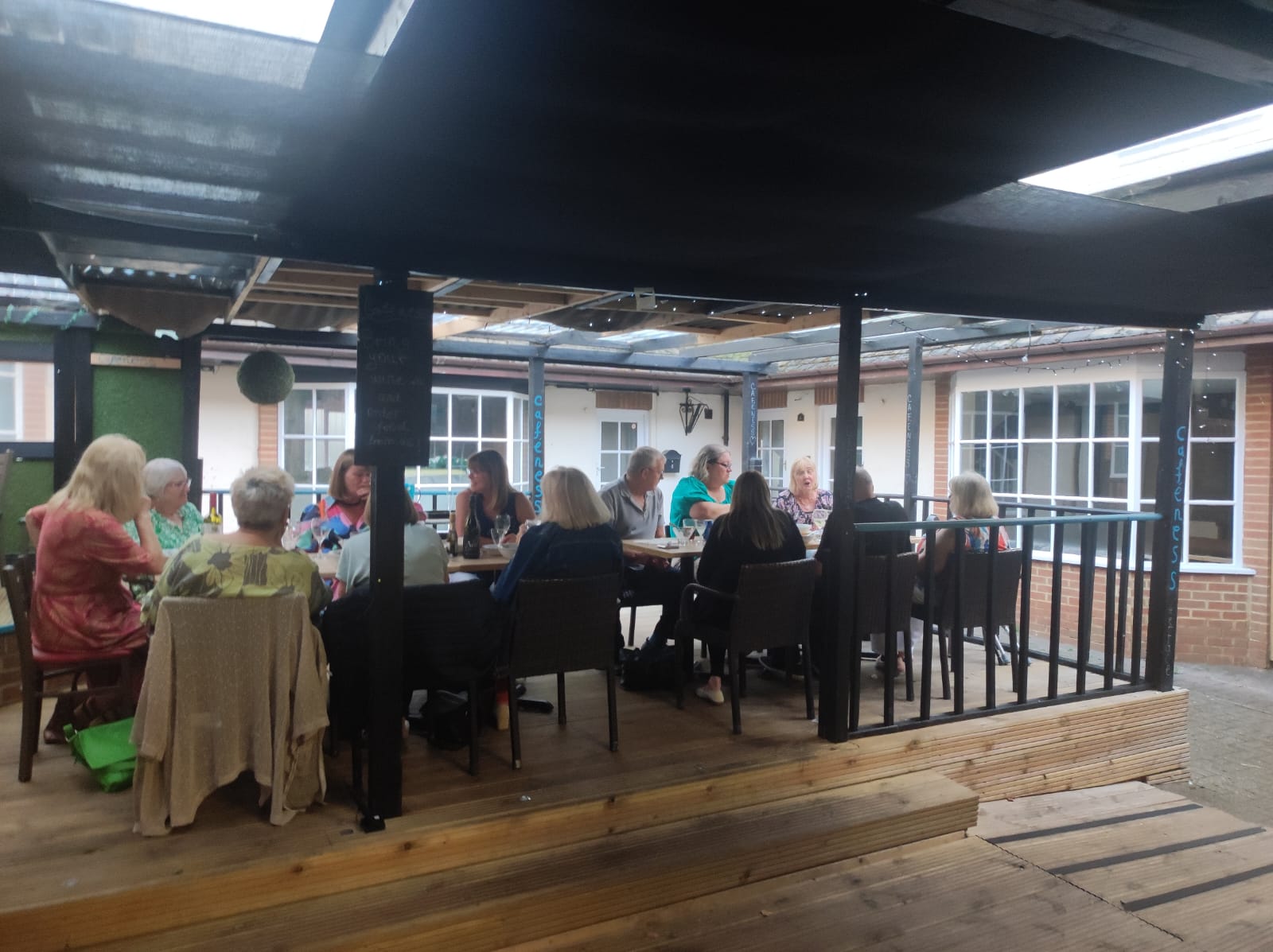 Cafeness additional outside space.