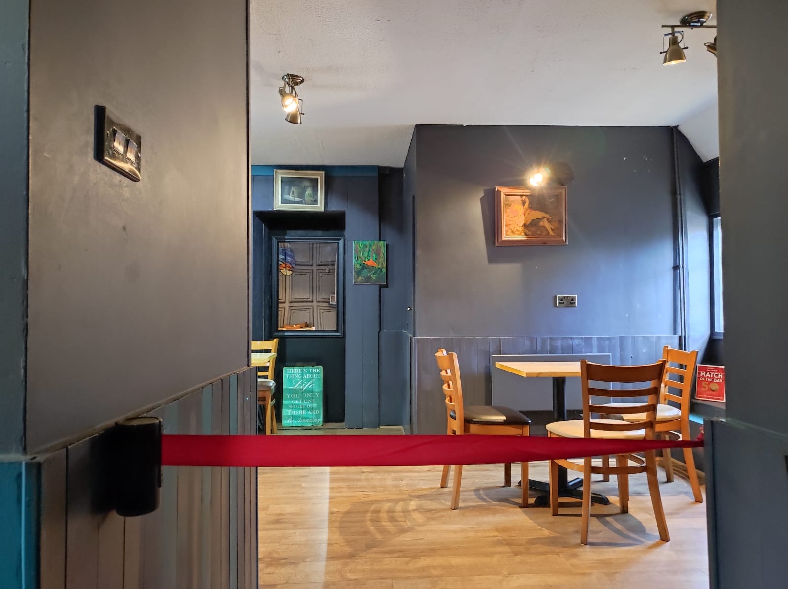 Cafeness upstairs additional space..